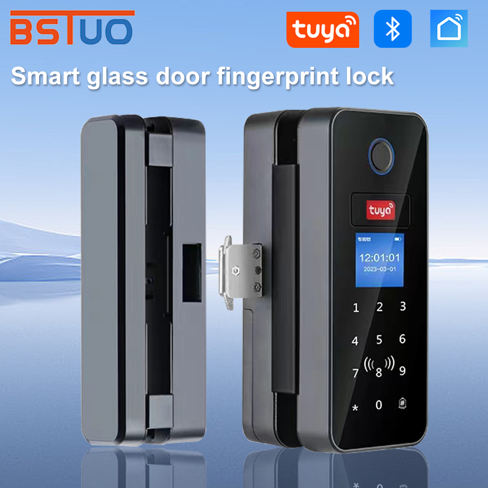 Glass Door Hinge - 더블 후크 스마트 유리 도어 잠금