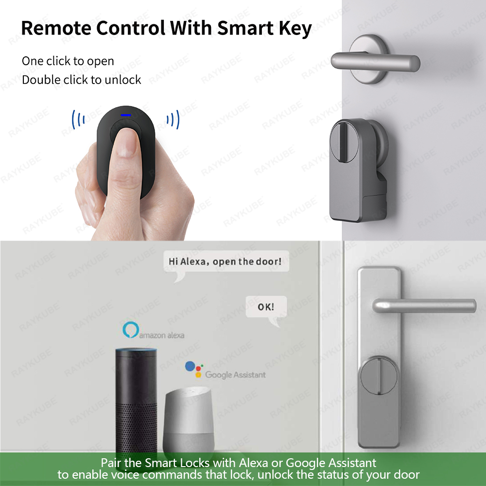 RAYKUBE A1 Pro Tuya BEL 스마트 전자 - Glass Door Hinge 리뷰 및 가격