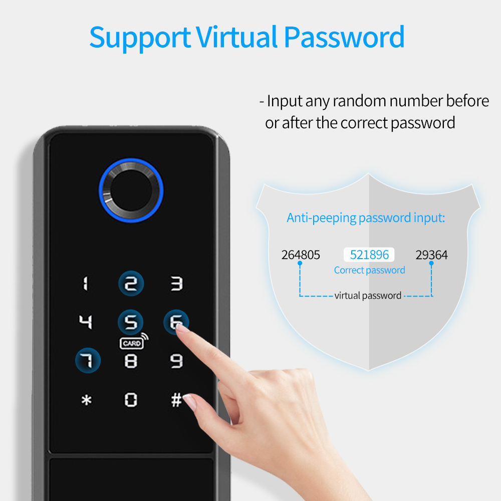 IP65 방수 TTLock 지문 스마트 도어 잠금 장치 - Glass Door Hinge 리뷰 및 가격