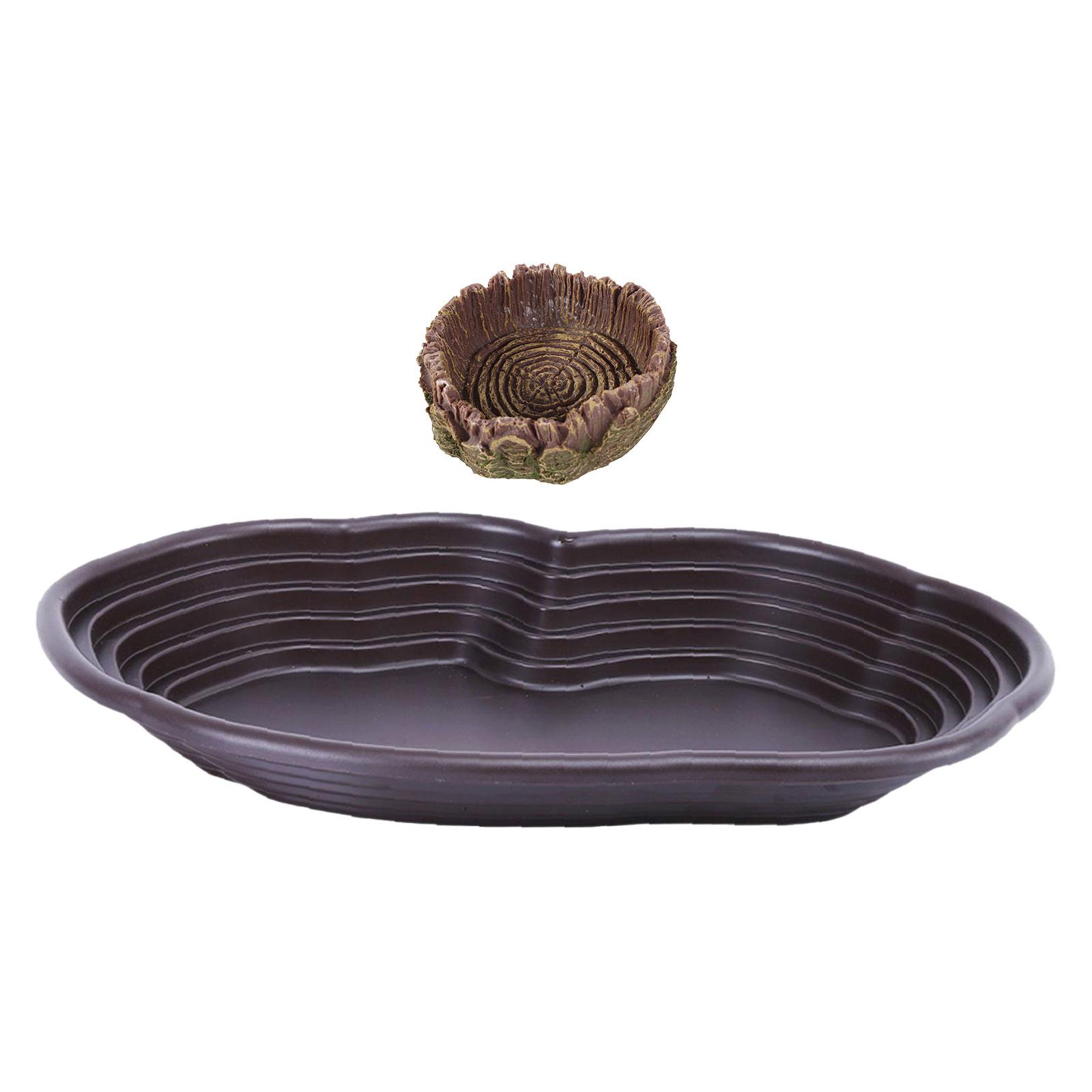 파충류 목욕 접시 거북이 피더 양서류 서식지 파충류 물 - Water Dish Reptile 리뷰 및 가격