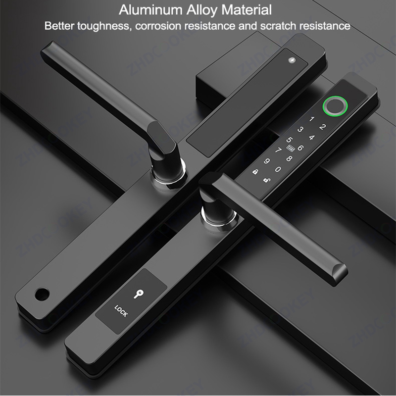 ZHDCOOKEY 생체 인식 디지털 도어락 방수 TTL - Glass Door Hinge 리뷰 및 가격