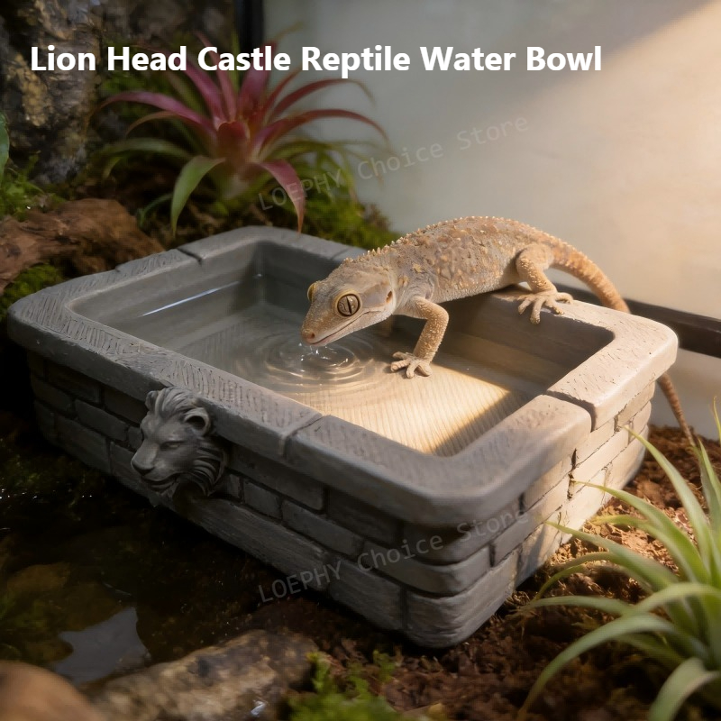 캐슬 레피타일 워터볼 라이온 헤드 3D 프린팅 PETG - Water Dish Reptile 리뷰 및 가격